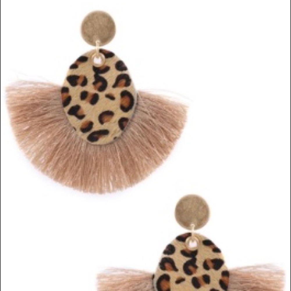 Leopard earrings